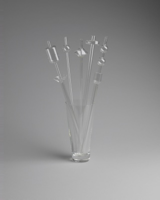Glass Ceremony Flower Sticks