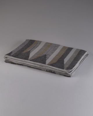 Charcoal Tribal Blanket
