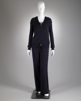 Navy Cashmere Jog Suit
