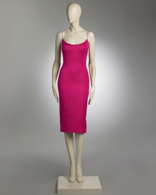 Fuchsia Silk Dress