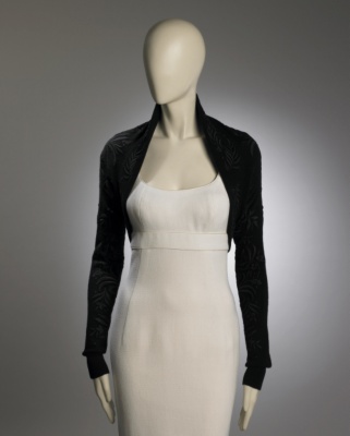 Embroidered Cashmere Bolero