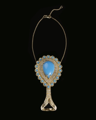 Turquoise Teardrop Ring