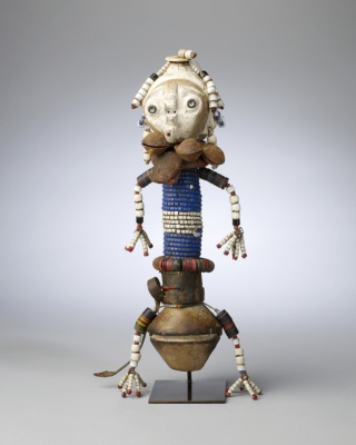 Blue Bead Protection Puppet
