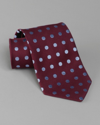 Blue Dancing Dots Tie