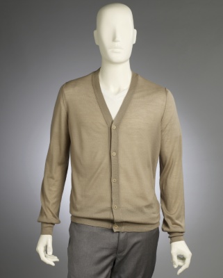 Pebble Cashmere Cardigan