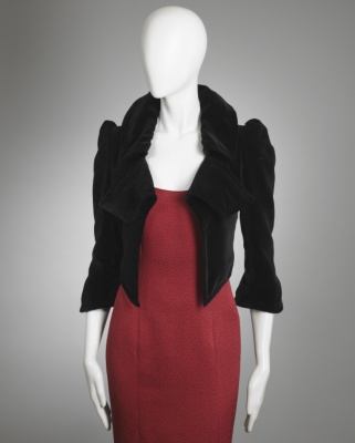 Cropped Velvet Jacket