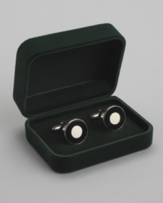 Round Enamel Cufflinks
