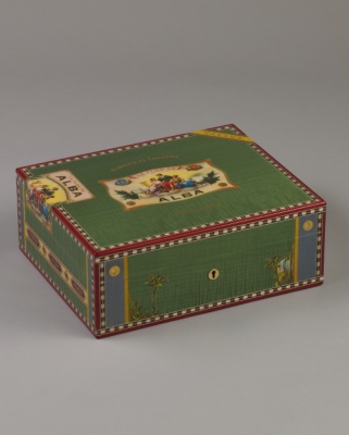 Green Flor de Alba Cigar Box