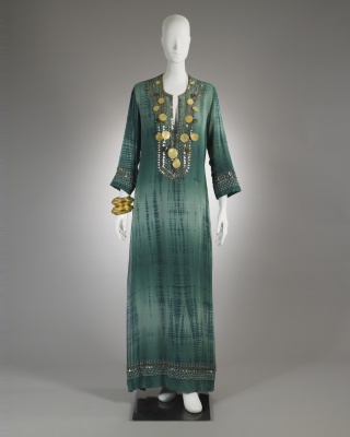 Green Silk Kaftan