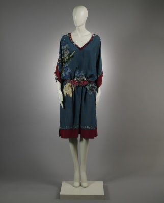 1930s Silk Kimono Dress