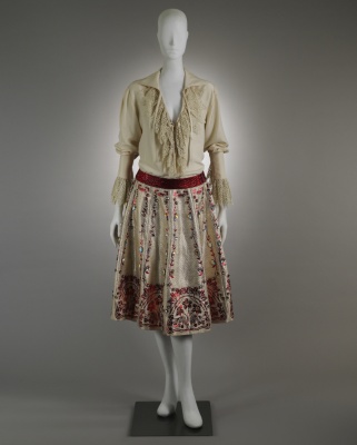 Crystal Embroidered Skirt
