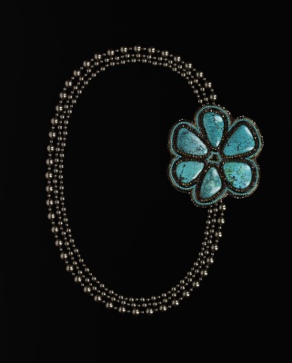 Long Lilypad Necklace