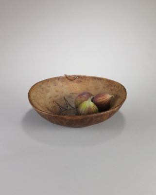 Round Wooden Bowl