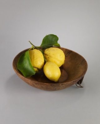 Round Wooden Bowl