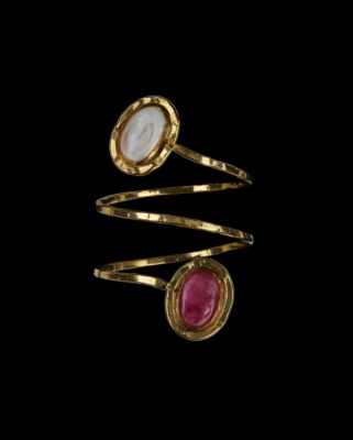 Pink Snake Bangle