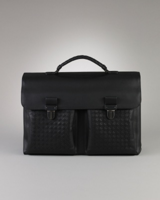Leather Pocket Briefcase