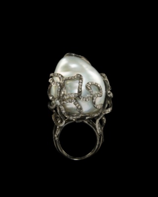 Baroque Pearl Ring - Lydia Courteille Collection - CoutureLab.com