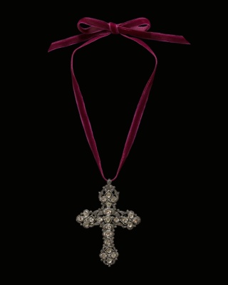 Diamond Cross Pendent