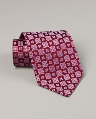 Tiled Honeycomb Silk Tie