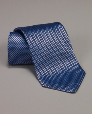 Blue Dots Silk Tie