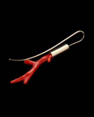 Coral Branch Pin Charm