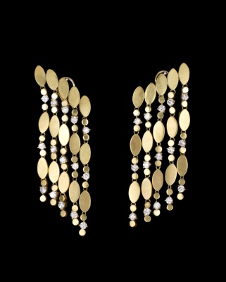 Vintage Zirconium Earrings