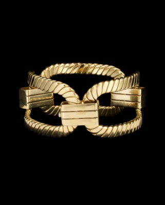 Vintage Gold Rope Bracelet