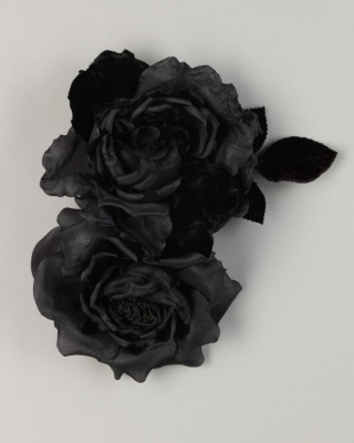 Black Bouquet Brooch