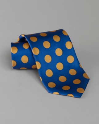 Amber Juggling Dots Tie
