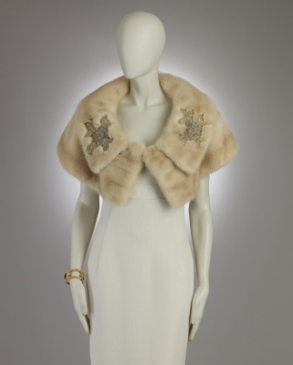 Walid for CoutureLab - Crystal Fur Capelet: CoutureLab.com from couturelab.com