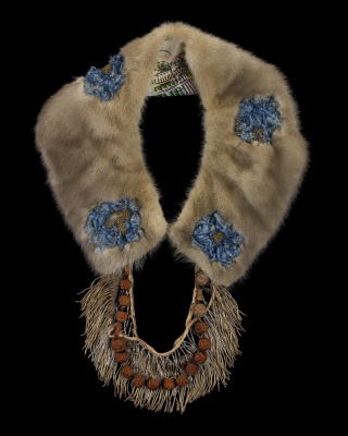 Floral Fur Collar