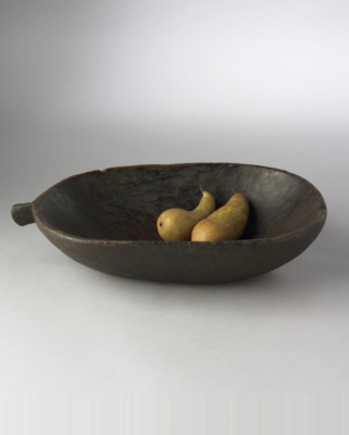 Oval Wooden Bowl