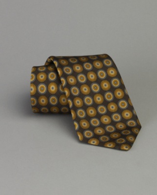 Olive Retro Dot Tie