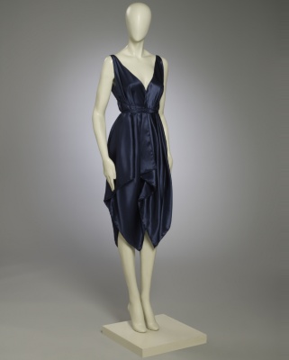Navy Handkerchief Dress - Alexis Mabille for CoutureLab - CoutureLab.com