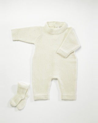Winter White Romper Set