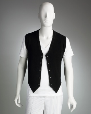 Black Knit Waistcoat