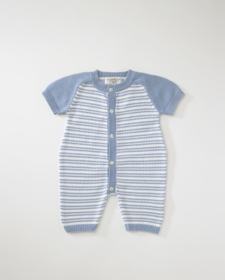 Baby Boy Striped Romper