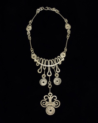Vintage Swirl Necklace