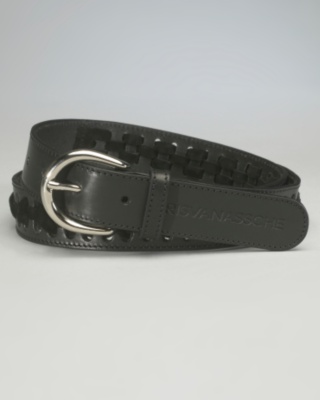 Black Weave Belt