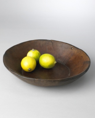 Round Wooden Bowl