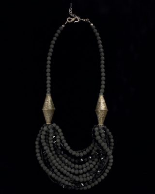 Onyx Indian Necklace