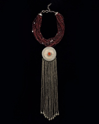Turkmenistan Garnet Necklace