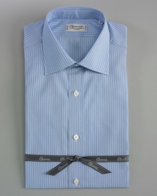 Blue Pinstripe Shirt