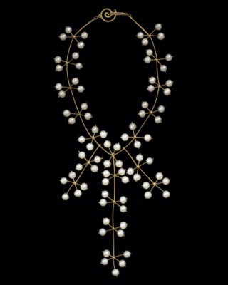 Paola Napoli for CoutureLab - Pearl Kinetic Necklace: CoutureLab.com :  couturelab designer jewelry necklaces