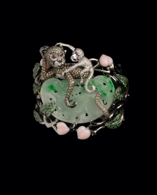 Diamond Monkey Cuff