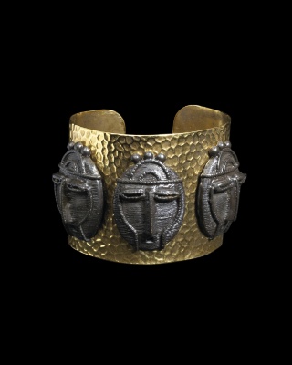 Textured Mask Bangle