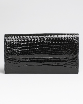 Black Crocodile Tuilerie Wallet