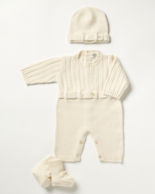 Cream Belted Romper Set
