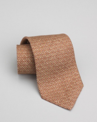 Mosaic Printed Silk Tie
